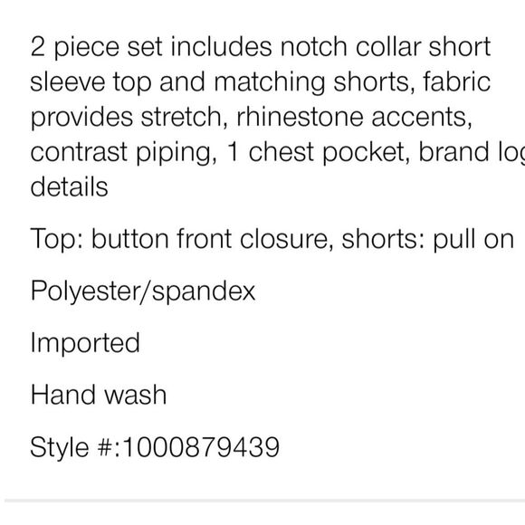 Juicy Couture S/S Notch Collar Short PJ Set - Picture 4 of 7